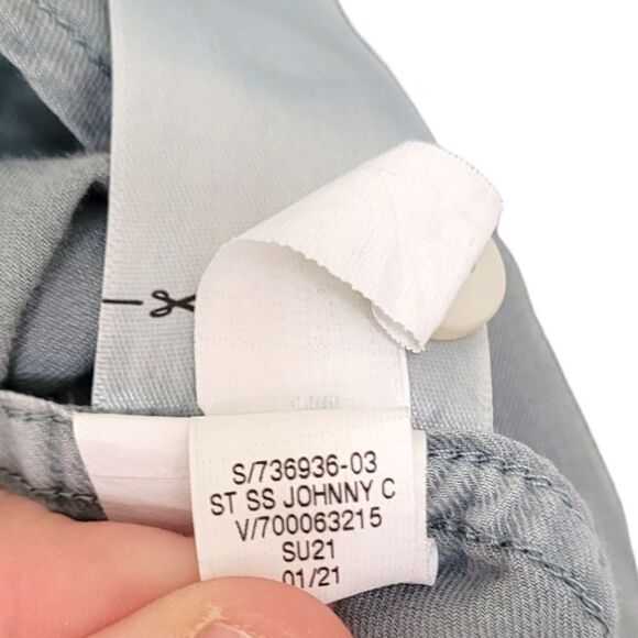 Banana Republic Sage Green Relaxed Fit Organic Cotton Collared Shirt - Picture 5 of 5